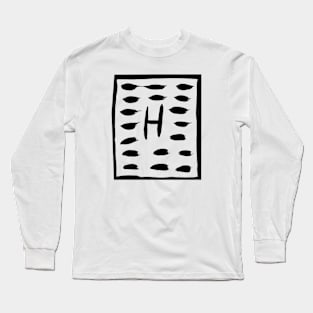 The letter H Long Sleeve T-Shirt